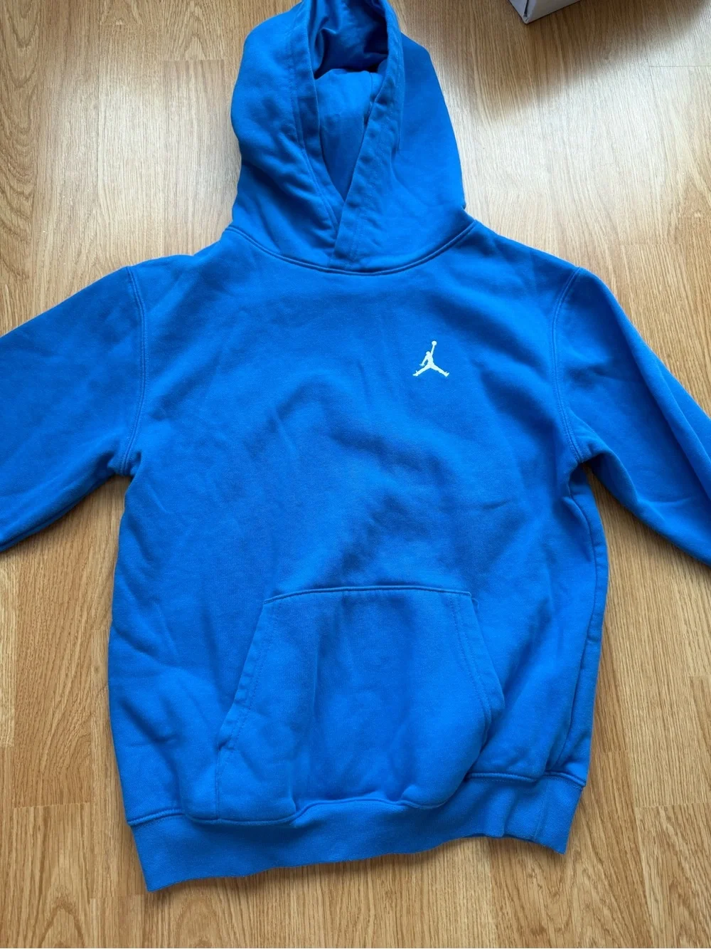 Nike Blue Hoodie with White Jumpman Logo